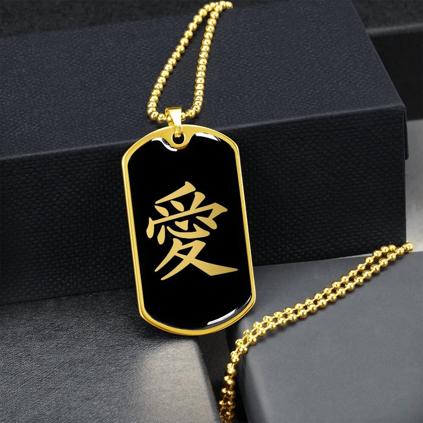 Collana Medaglione Kanji Giapponese