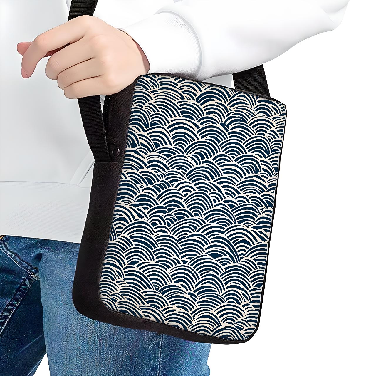 Borsa a tracolla Seigaiha