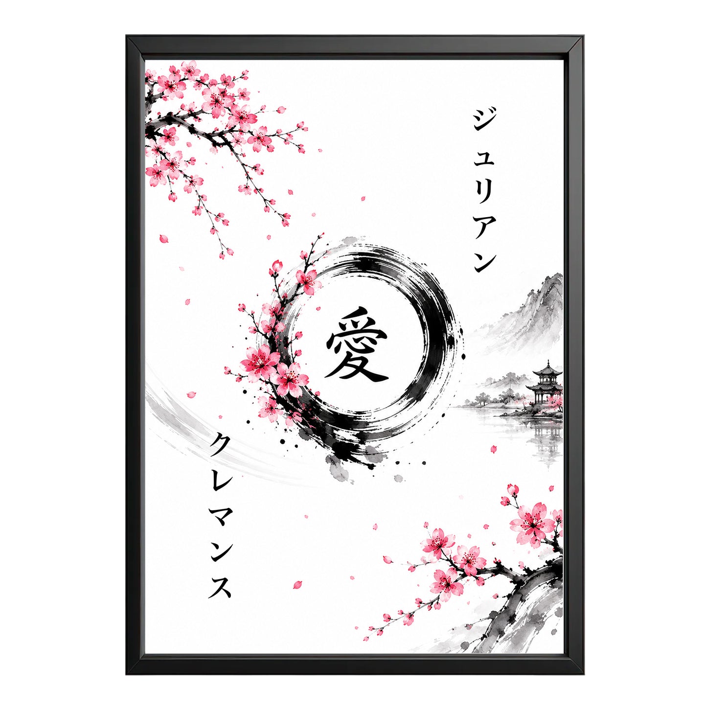 Quadro Giapponese Personalizzato – Coppia