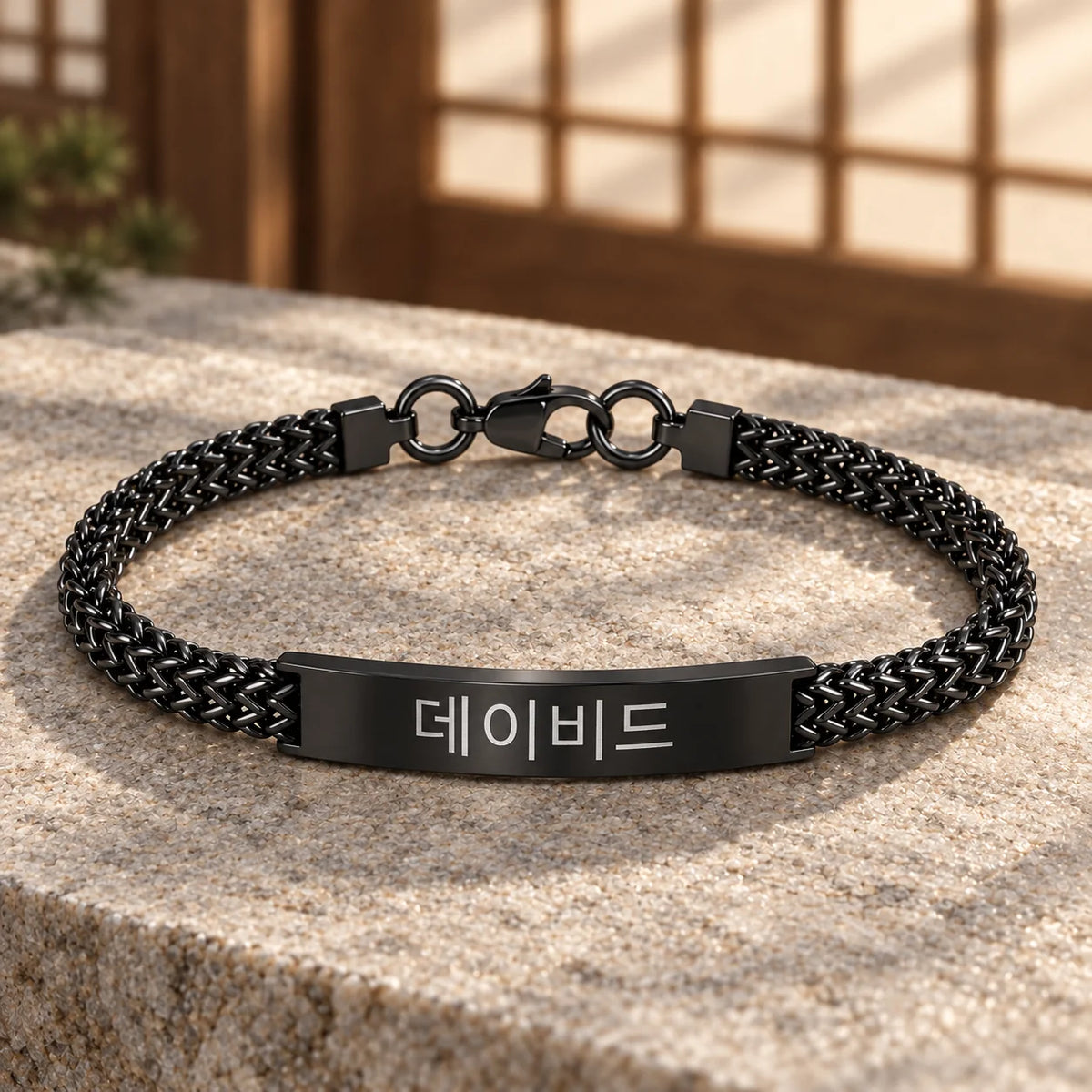 Bracciale Targhetta Coreano Uomo