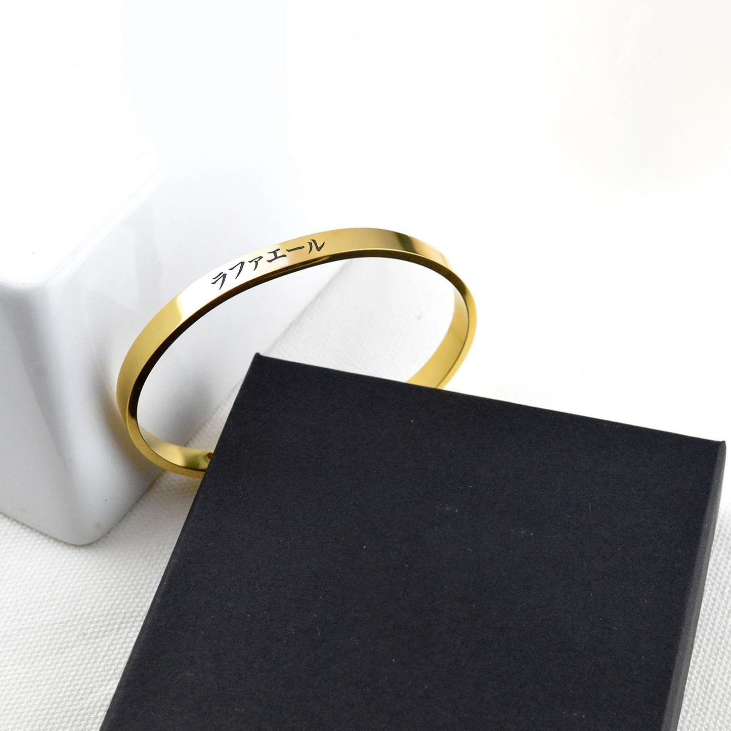 Bracciale Rigido Giapponese Inciso