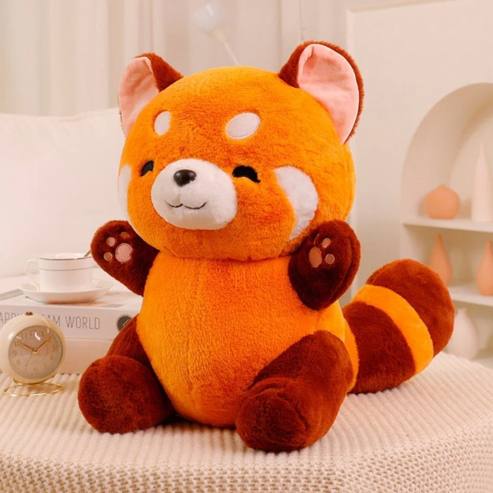 Peluche Panda Rosso Kawaii