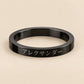 Anello giapponese sottile personalizzato