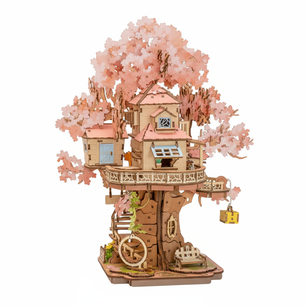 Casa sull'albero Sakyra Puzzle 3D