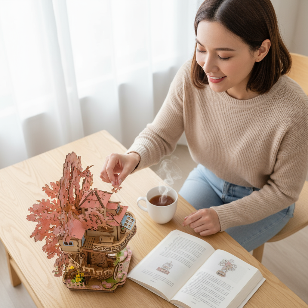 Casa sull'albero Sakyra Puzzle 3D