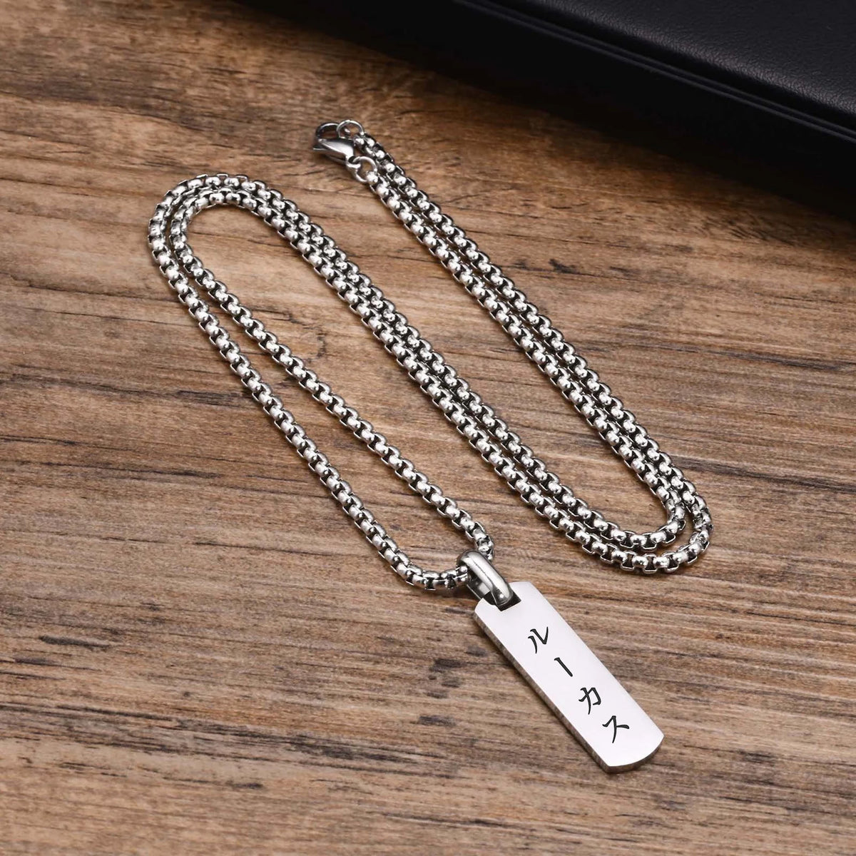 ChainsHouse Collana con Pendente con targhetta per Cani dell'Esercito Militare in Due Pezzi da Uomo con Catena di Perline da 23 Pollici ChainsHouse Collana con Pendente con targhetta per Cani dell'Esercito Militare in Due Pezzi da Uomo con Catena di Perline da 23 Pollici