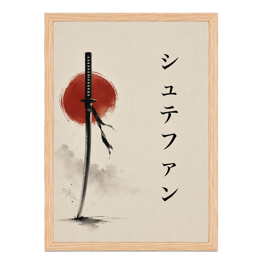 Quadro Giapponese Personalizzato – Katana