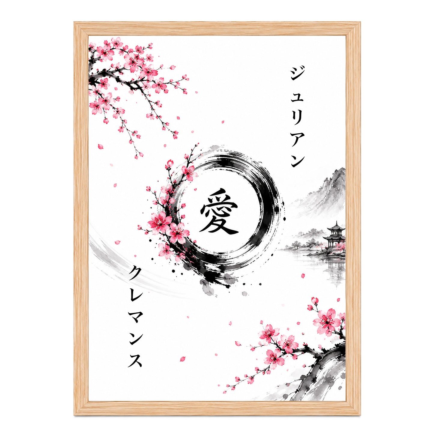 Quadro Giapponese Personalizzato – Coppia