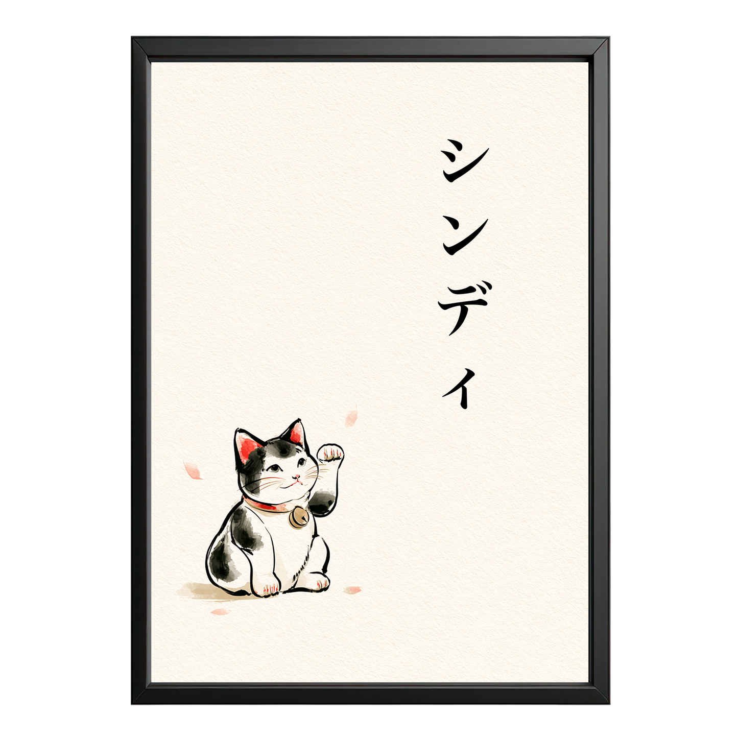Quadro Giapponese Personalizzato – Maneki Neko