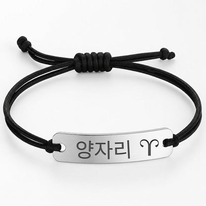 Bracciali con Segno Zodiacale Coreano