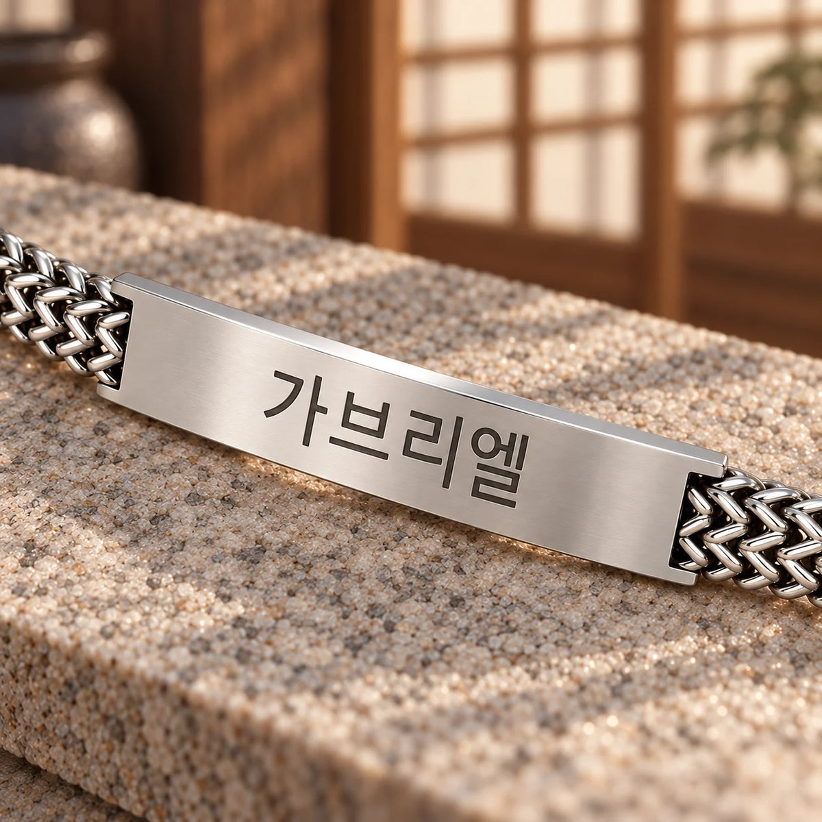 Bracciale Targhetta Coreano Uomo