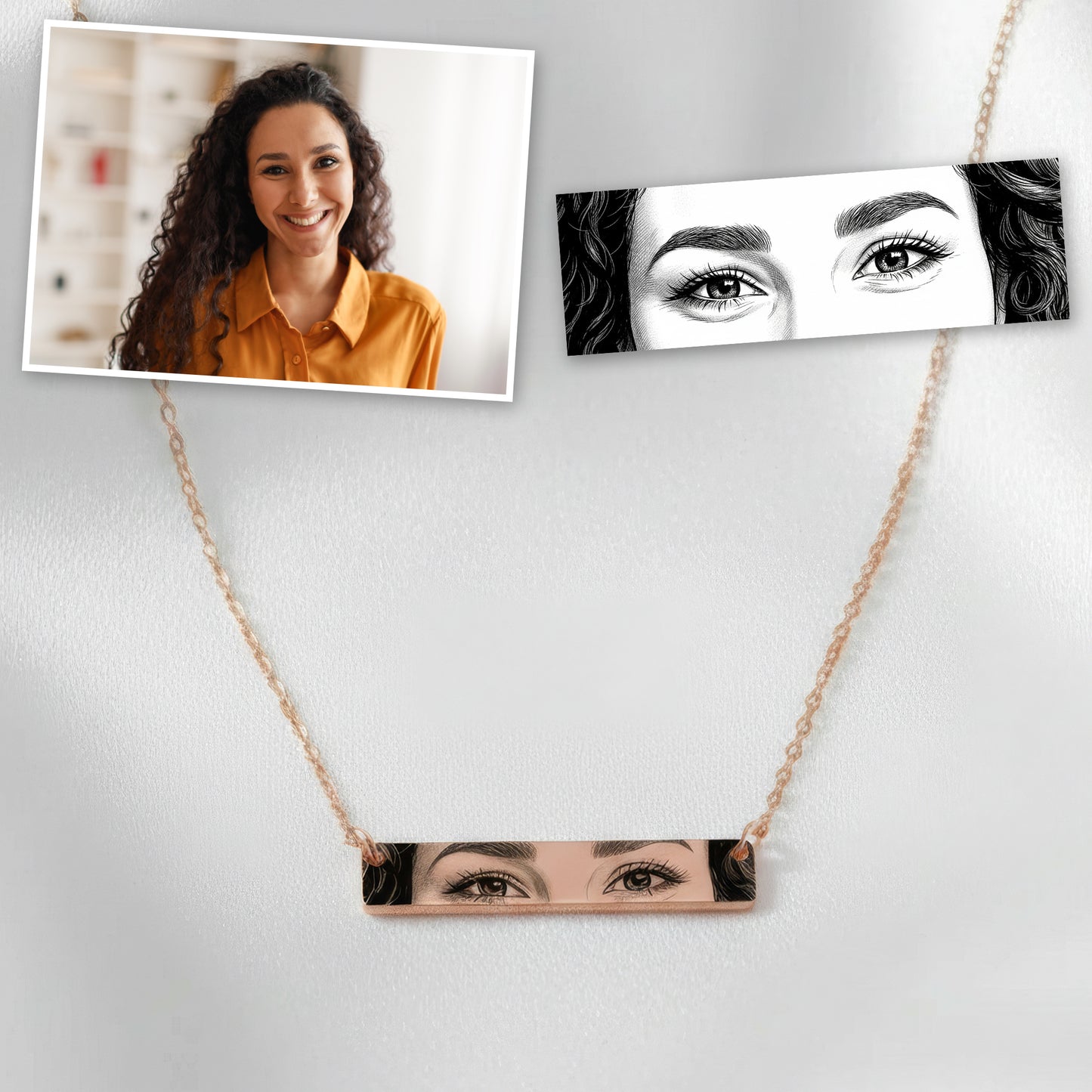 Collana Barra Manga Personalizzata