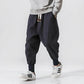 Jogging Japonais Homme bleu marine