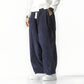 Tombé fluide du Pantalon Kumo Côtelé inspiration hakama
