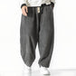 Pantalon Kumo Côtelé gris confortable velours côtelé