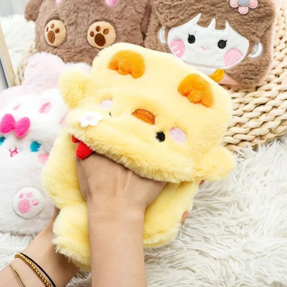 Borsa dell'acqua calda Kawaii in peluche