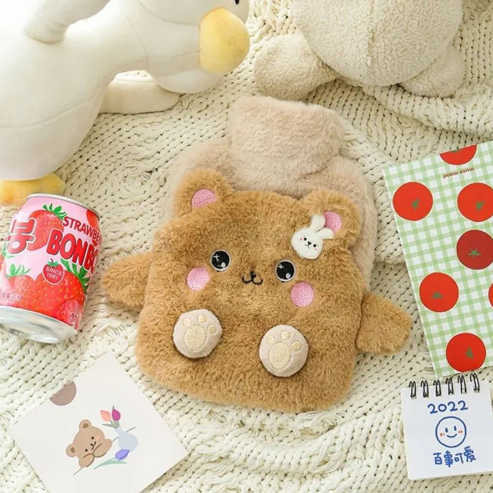 Borsa dell'acqua calda Kawaii in peluche