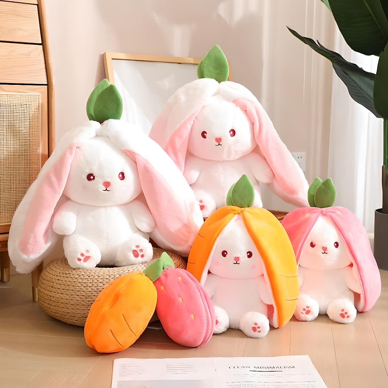 Peluche coniglietto fragola Kawaii