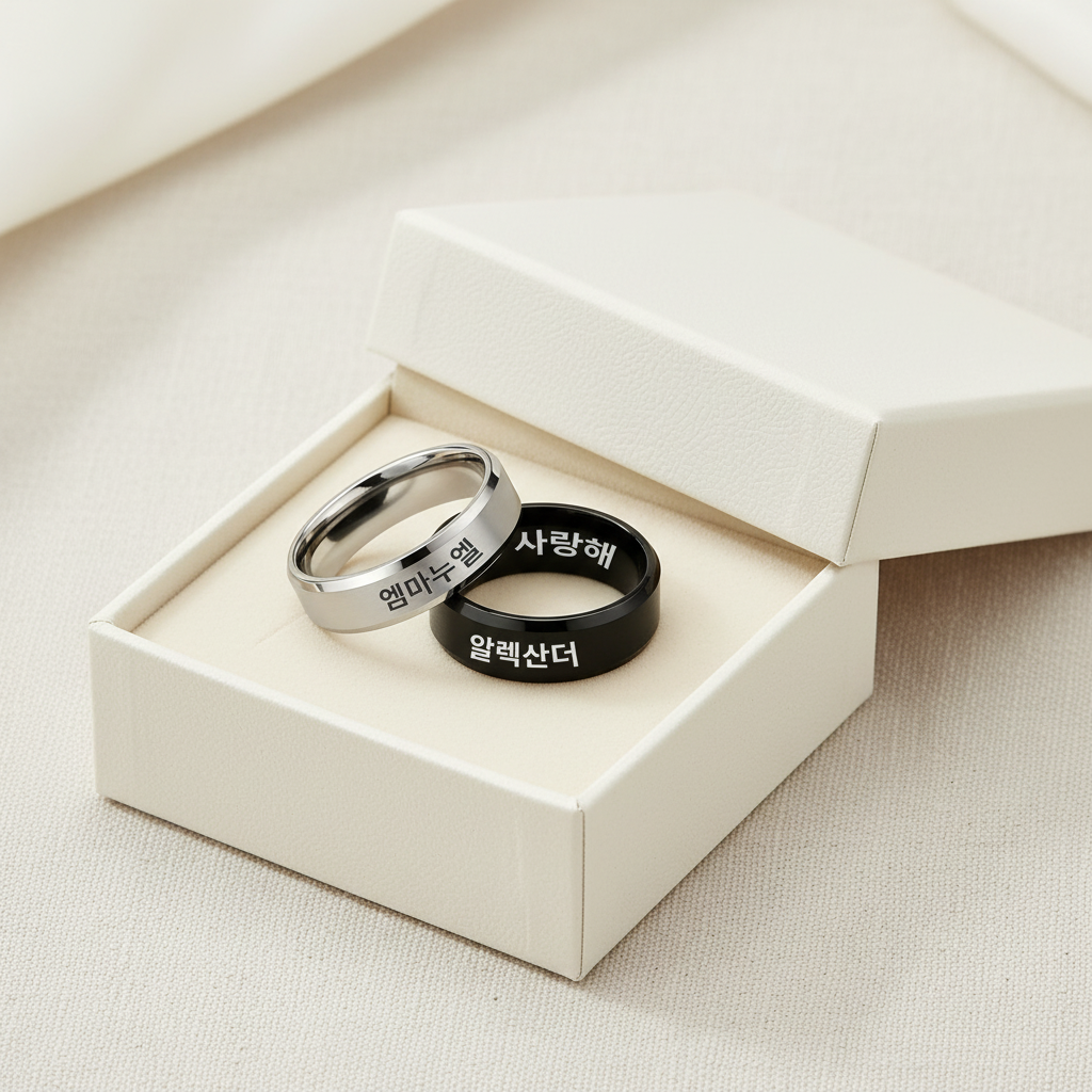 Anello Coreano Personalizzato