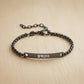 Bracciale Minimalista Coreano Inciso